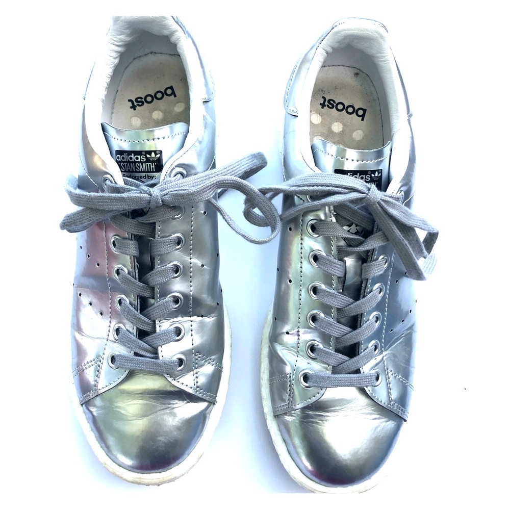Rare Metallic Silver adidas Stan Smith’s
